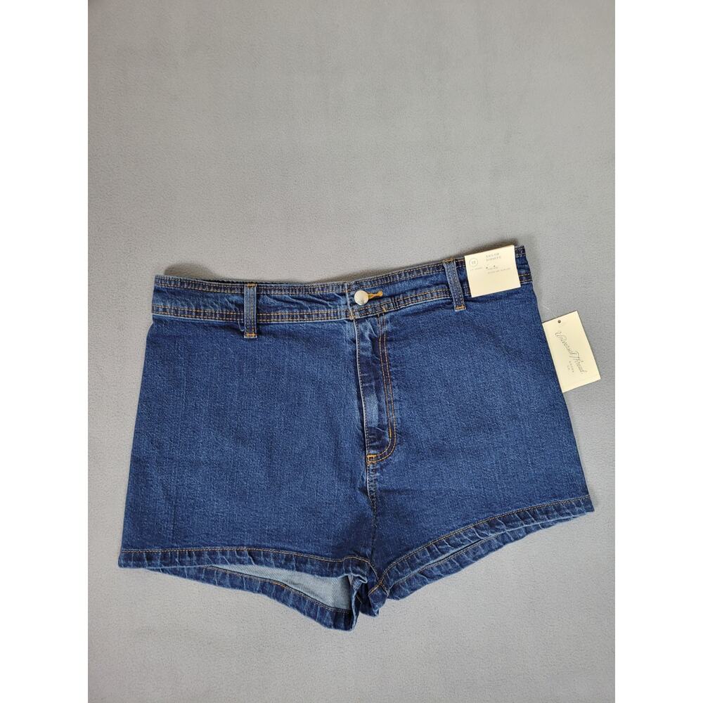 Universal Thread Women's High-Rise Sailor Denim Shorts Dark Wash Size 12